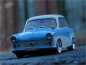 Preview: 1:18 Trabant P50 blue / cremewhite mit Alufelgen und inkl OVP